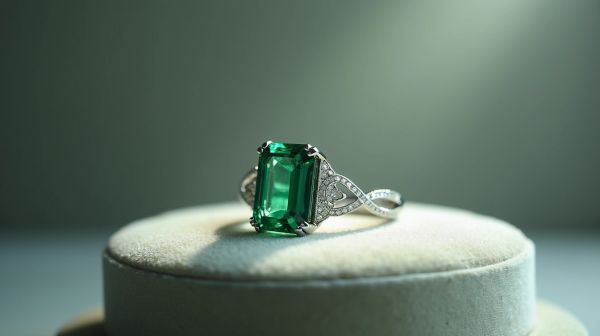 Optez pour une bague émeraude au luxe surprenant