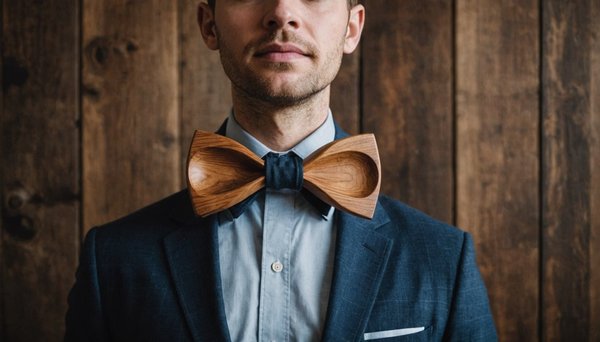 Accessoires éthiques : découvrez le nœud papillon en bois